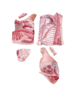 Darabolt félsertés fej nélkül